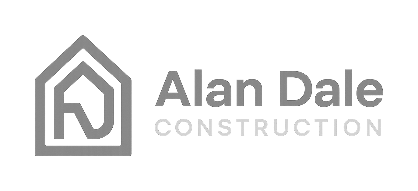 alan dale construction logo upscaled transparent light greyscale